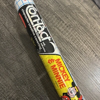 Mickie & Minnie ︱Contact Paper︱Self-Adhesive︱Vintage 1989︱36 Sq Ft︱ - Изображение 1 из 4