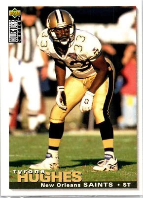 1995 Collector's Choice #159 Tyrone Hughes - Image 1 of 2