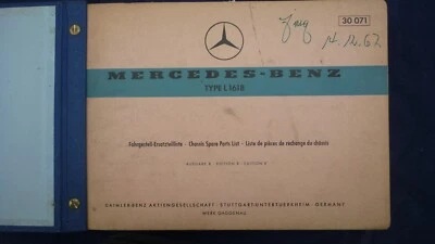 Mercedes Ersatzteilliste 30071 für L 1618 - Bild 1 von 4