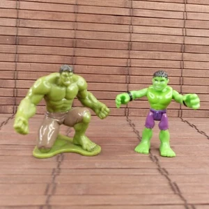 Marvel The Incredible Hulk Super Hero Squad Lot 2 Action Figure Cake Topper 2.5" - Picture 1 of 11