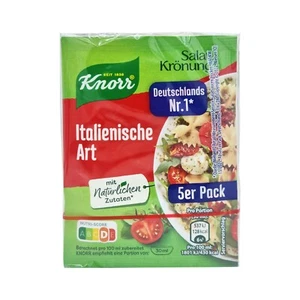 8x 5 pcs Knorr Salat Krönung Italienische Kräuter🍴Italian style herbs seasoning - Picture 1 of 2