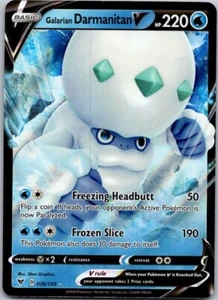 Pokemon Galarian Darmanitan V  036/185  Ultra Rare  Free Shipping! - Picture 1 of 1