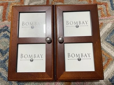 Новая коробка для хранения фотографий Bombay «Bailey» вишневая отделка вмещает 48 фотографий 4x6 дюймов - Изображение 1 из 4