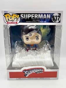 Funko Pop Deluxe: Superman 1978 - Superman in Fortress of Solitude #537 - NIB - Picture 1 of 8