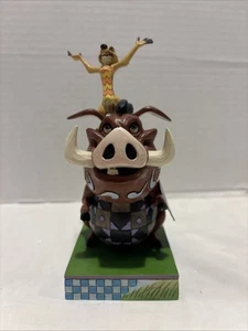 Disney Traditions Lion King - Carefree Cohorts - Boxed Timon & Pumbaa Jim Shore - Picture 1 of 12