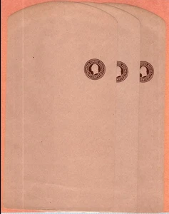 1924 1.5c Washington W485 postal stationery wrappers lot 3 mint unused entires - Picture 1 of 1