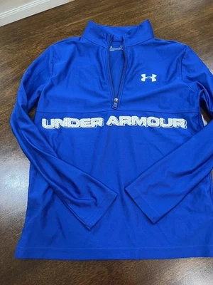 Chicos Azul Underimour Cuarto Cremallera Juvenil Grande Calce Suelto  Foto 1 de 2