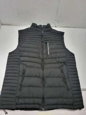 EBERLESTOCK Mountain Puffer Vest Zip McCall Med Hunting Hiking GET OUT THERE - Image 1 of 4