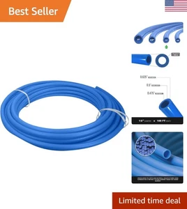Flexible Blue Pex Water Tubing 1/2" x 100 Ft - Crack Resistant Plumbing Solution - Picture 1 of 10