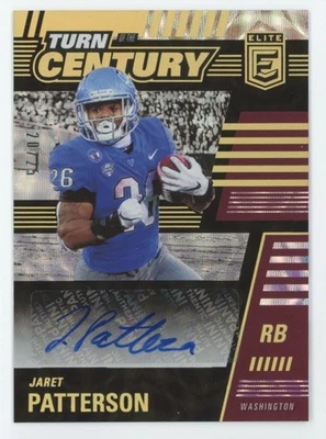 2021 Donruss Elite Turn of the Century GOLD Jaret Patterson Rookie Auto /25 - Image 1 of 2