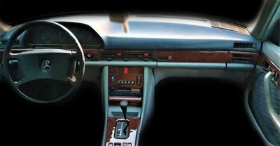 Kit de molduras de tablero aspecto madera Mercedes Benz W126 1980-1985 280 SE Kit Foto 1 de 4