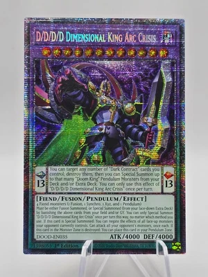 D/D/D/D Dimensional King Arc Crisis | DOOD-EN035 | Starlight Rare | 1st Edition - Image 1 of 2