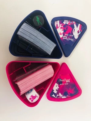 Trivial pursuit guys vs girls bite size card game with dice - Image 1 of 3