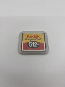 512MB KODAK COMPACT FLASH CF COMPACTFLASH SCHEDA DI MEMORIA - Foto 1 di 6