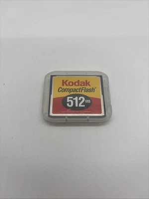 512MB KODAK COMPACT FLASH CF COMPACTFLASH MEMORY CARD - Image 1 of 4