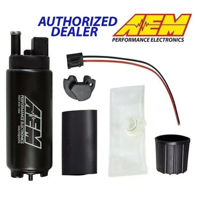 GENUINE AEM 50-1000 340LPH High Performance Intank EFI Fuel Pump + Install Kit - Image 1 of 4