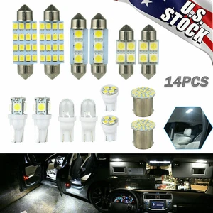 14x Super White T10 36mm LED License Plate Interior Light Bulbs Accessorie 6000K - Picture 1 of 12