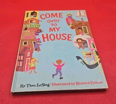 Dr. Seuss Theo. LeSieg Come Over to My House Vintage 1966 1st Book Club Edition Foto 1 de 4