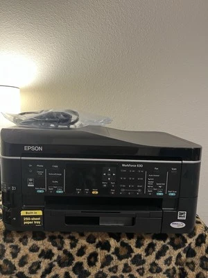 Epson All-in-One Printer WorkForce 630 Wireless Color Inkjet Copier Scanner Fax - Image 1 of 4