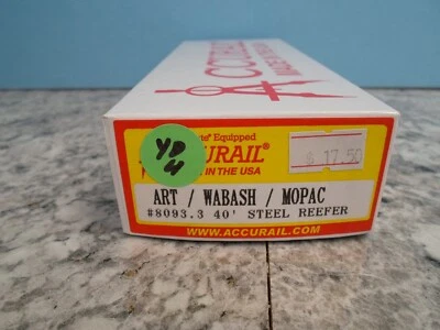Accurail #8093.3, 40' Steel Reefer, ART / WABASH / MOPAC - Image 1 of 2