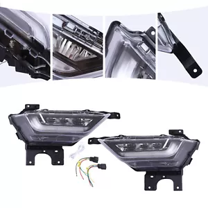 Pair Daytime Running Light Front Fog Lamp W/Turn Signal For Ford F-150 2021-2022 - Foto 1 di 16