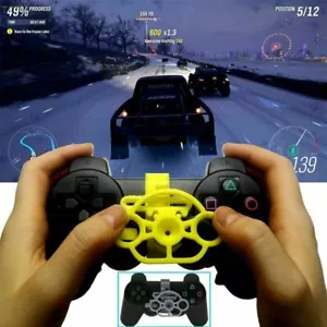 Mini Racing Game Steering Wheel Replacement Accessories for PS3 Controller - Picture 1 of 16