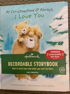 HALLMARK AT CHRISTMASTIME I LOVE YOU RECORDABLE STORYBOOK NEW - Picture 1 of 1