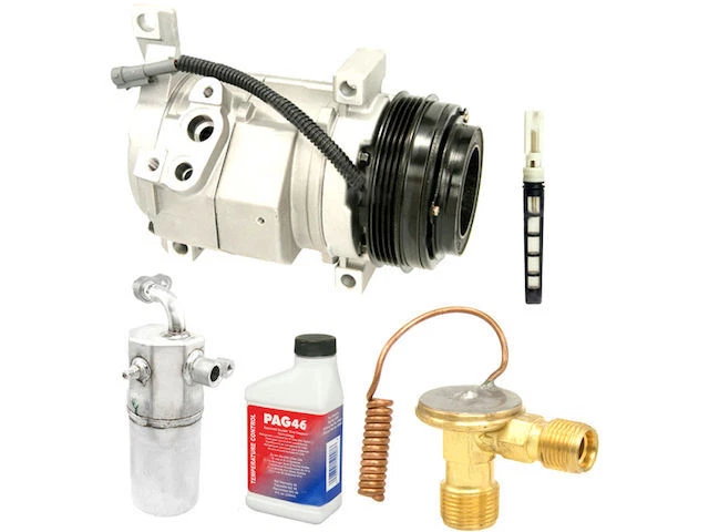 Kit de compresor de aire acondicionado delantero y trasero para GMC Yukon XL 1500 2004 2003-2006 XQ986KZ Foto 1 de 1