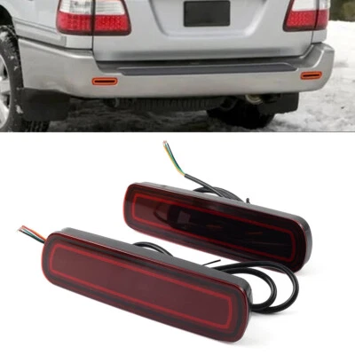 Rear Bumper DRL Turn Signal Brake LampFit Toyota Land CruiserFit Lexus LX470 GZ - Image 1 of 4