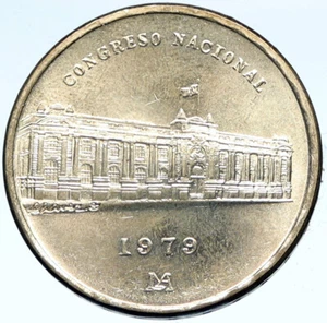 1979 PERU South America VINTAGE National Congress Silver 1000 SOLES Coin i100020 - Picture 1 of 3