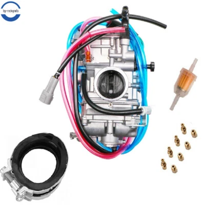 Carburetor and boot Intake Manifold Boot Repalcement for Yamaha WR400F WR450F - Image 1 of 4