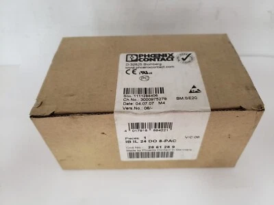 PHOENIX CONTACT IB IL 24 DO 8-PAC INLINE OUTPUT TERMINAL NIB - Image 1 of 4