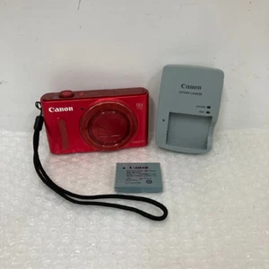 Canon PowerShot SX610 HS RED kompat Digitalkamera englische Sprache gut funktionstüchtig - Bild 1 von 5
