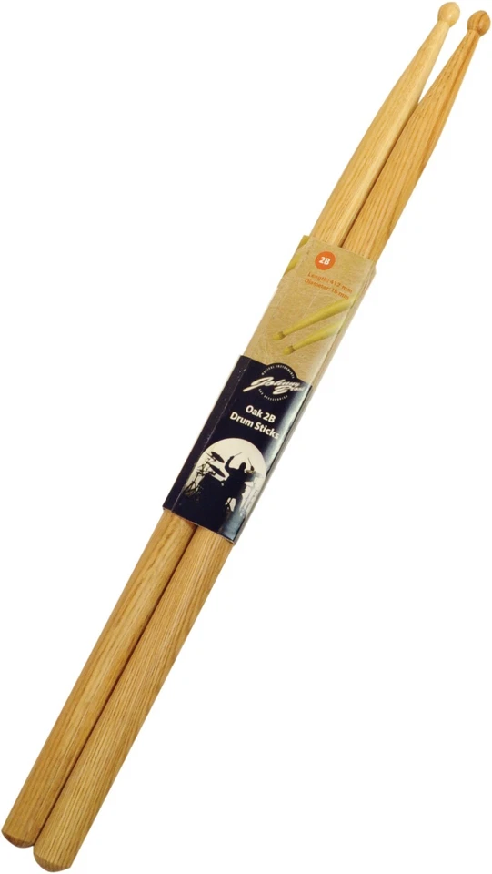 Johnny Brooks Oak 2B Drum Sticks Drummer Music Musical Instrument Drumming