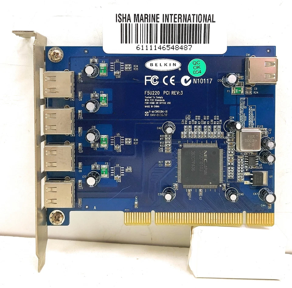 Belkin F5U220 PCI Expansion PCB Card - Image 1 of 4