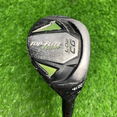 Top Flite Tour Low CG # 4 híbrido 22° para hombre/regular Flex grafito agarre de gran tamaño diestro Foto 1 de 4