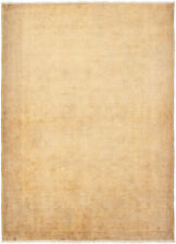 Vintage Hand-Knotted Area Rug 6'4" x 8'9" Traditional Wool Carpet