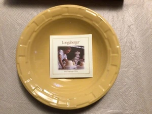 Longaberger Woven Traditions BUTTERNUT YELLOW 9” Pasta Bowl (1) NIB! #BS-1 - Picture 1 of 11