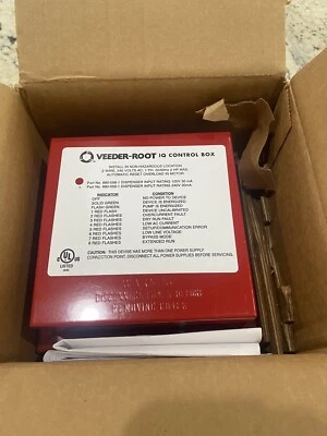 Veeder-Root IQ Control Box Red Jacket 880-058-1 With 2HP Fixed Speed Capacitor - Image 1 of 4