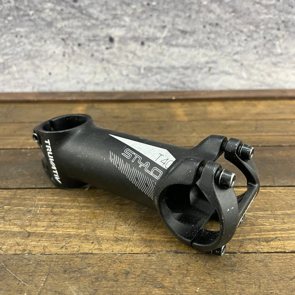 Truvative Stylo T40 Stem 100 mm 1 1/8 Threadless 31.8 mm 4 Bolt MTB Black Front - Image 1 of 4