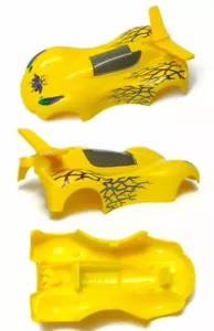 1pc 2003 THUNDER BUGS Yellow MicroScaleXtric HO Scale Slot Car Narrow BODY ONLY - Picture 1 of 1