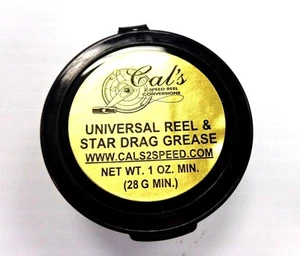 Cal's Universal Reel and Star Drag Grease Regular Tan 1 Oz Jar, All  Reel Types - Picture 1 of 2
