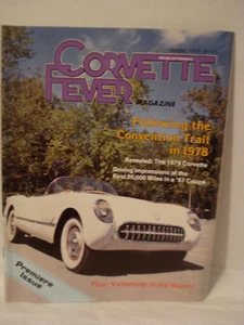 CORVETTE FEVER MAGAZINE PREMIER ISSUE OLD STOCK NEVER SOLD 1ST ISSUE OCT 1978 - Picture 1 of 5