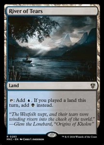 *MtG: 4x FIUME DELLE LACRIME - Comandante omicidi a Karlov Manor Raro - mago* - Foto 1 di 1