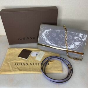 Louis Vuitton Ana M90115 Monogram Vernish Leather Clutch Shoulder Handbag used