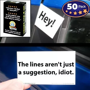 Hilarious Bad Parking Card Set, Hit & Run Family Friendly Edition by Witty Yeti - Picture 1 of 7