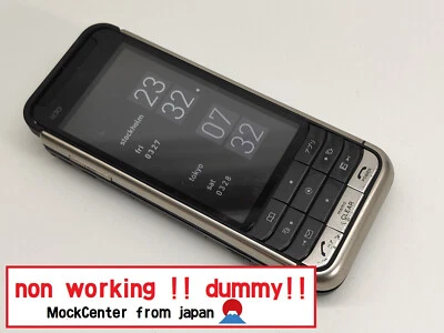 【dummy!】Japan's quirky cell phone  iida G9 silver SONY non-working cellphone - Image 1 of 4