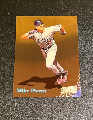 MIKE PIAZZA 1998 TOPPS STADIUM CLUB ONE OF A KIND PARALLEL INSERT #d 073/150 - Image 1 of 2