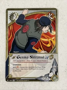 Naruto CCG - Genma Shiranui - #1286 - 1st Edition - Common - Picture 1 of 2