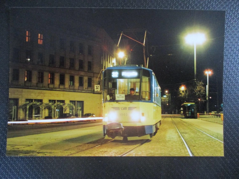 (2167A) Foto Strassenbahn LEIPZIG, Tw 1002, 1992 - Bild 1 von 1